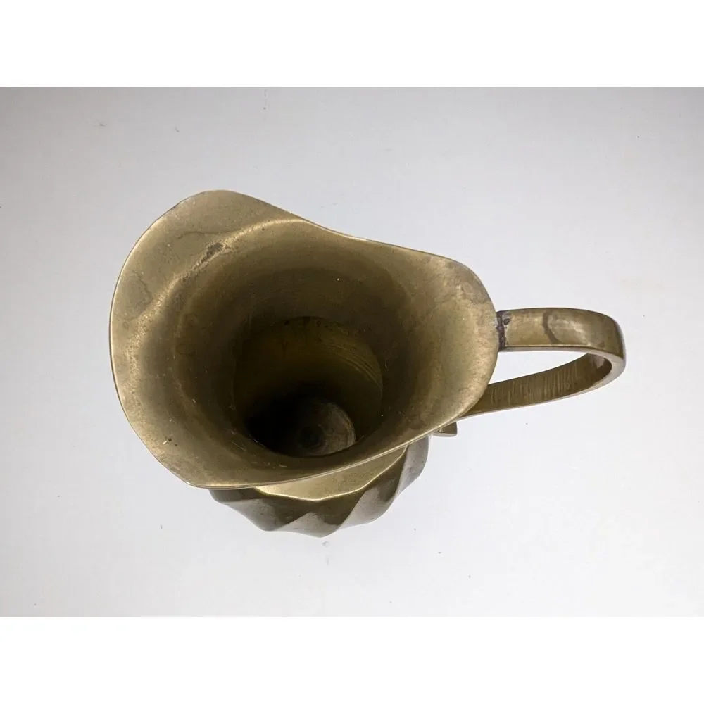 Vintage Brass Creamer Pitcher Made In India 4.5